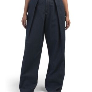 Good American Dark Blue wide leg Jeans